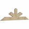 Ekena Millwork Saratoga Rough Sawn Timber Gable Bracket, Douglas Fir, 72"W x 21"H x 2"D x 6"F, 7/12 Pitch GBW072X21X0206SAR00RDF - alternate 5
